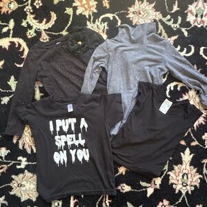 Lot of 9 toddler/child variety tops